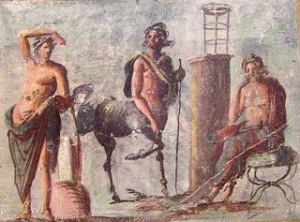 Apolo, Quirón y Asclepio